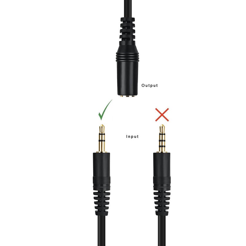 PASOW 3.5mm Stereo Male to Female Extension Audio Cable Cord (15 Feet) - Image 2